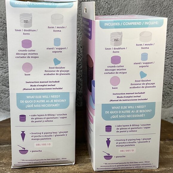 New Frost Form Starter Kits-8" & 6" Round by American Crafts - Picture 3 of 4